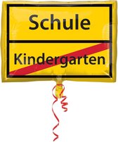 Amscan Folieballon Schulanfang Schild 43 X 30 Cm Geel