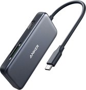 Anker Premium 5-in-1 USB-C Adapter (HUB) naar HDMI, SD-TF, 2 x USB 3.0