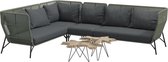 4 Seasons Outdoor Altoro modulair hoek loungeset 6-delig rope