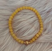 Armband - Long Island Ice Tea - 4mm - Elastisch - Natuursteen
