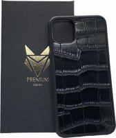 Luxe Hardcase Backcover - Apple iphone 11 pro max hoesje - stevig hoesje - silicone - zacht meteriaal - iphone hoesje - gsm hoesje - leer hoesje