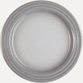 Le Creuset 4 Aardewerken kleine borden in Mist Grey 22cm