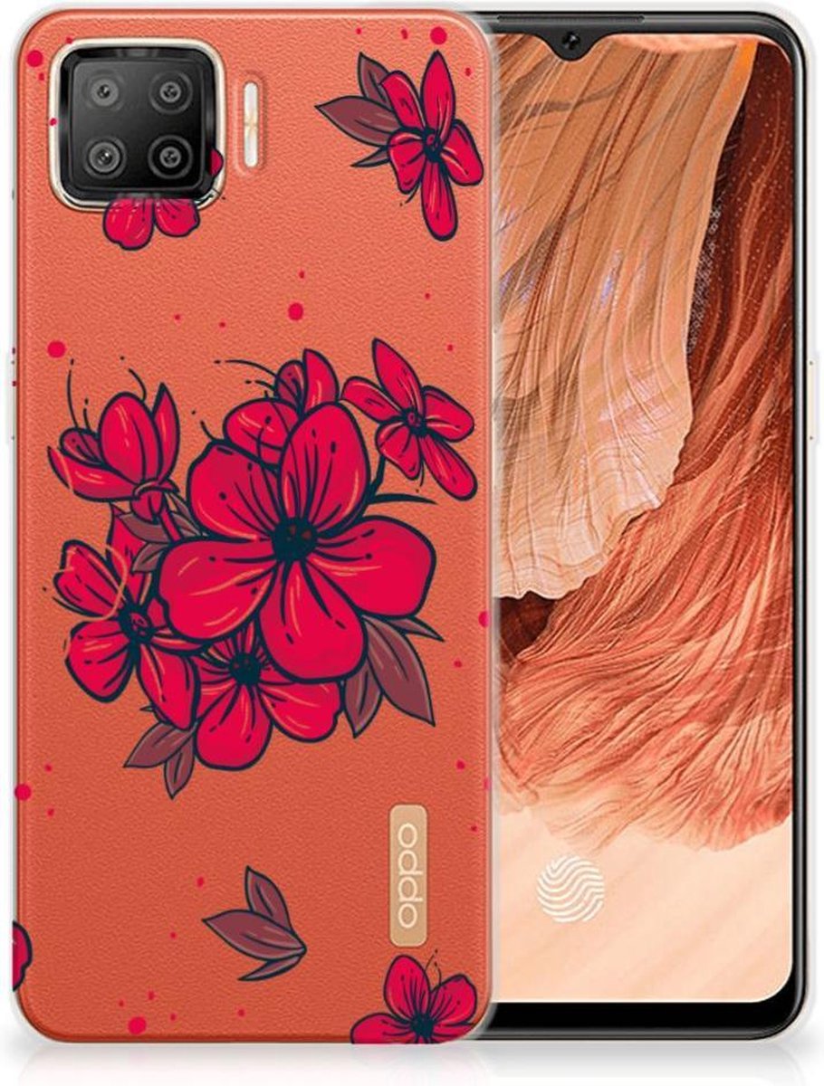 TPU Hoesje voor OPPO A73 4G TPU Case Blossom Red
