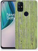 Cover Case OnePlus Nord N10 5G Smartphone hoesje Green Wood