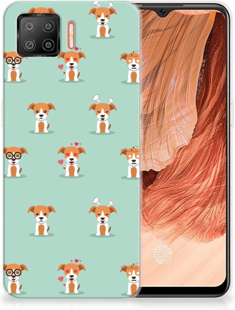 OPPO A73 4G TPU Hoesje Pups