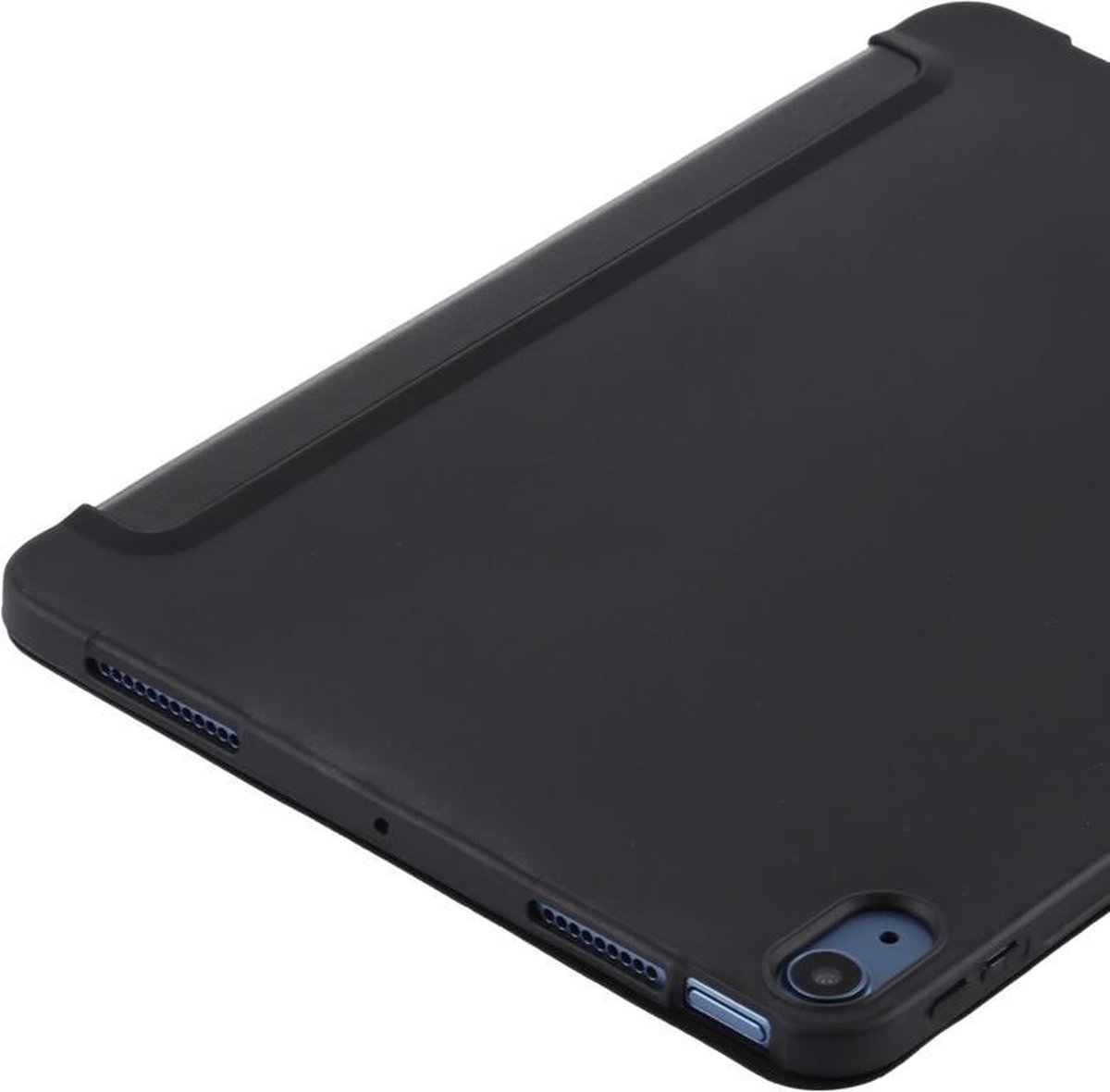TPU Bescherm-Cover Hoes Map geschikt voor iPad Air 6 - 11 / iPad Air 5 - iPad Air 4 - 10.9 - Zwart