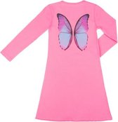 Corazon Biologische nachtjapon roze vlindertje - 128/134