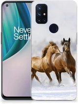 Smartphone hoesje OnePlus Nord N10 5G TPU Case Paarden