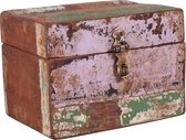 Raw Materials Scrapwood Opbergbox – 19x13x13cm – Gerecycled hout - Moederdag - Cadeau