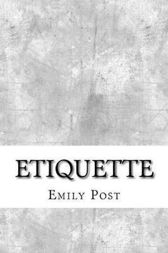 Etiquette - cover