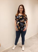 Only Carmakoma Carluxmila Top Blauw Maat 42
