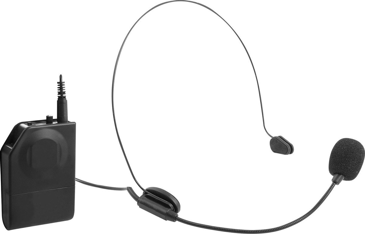 Trevi EM408R - Set van draadloze microfoon met headset - 6.3mm jack universele aansluiting