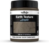 Vallejo val26218 - Dark Earth Paste - 200ml