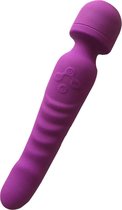 Happy Tears | 2 in 1 Vibrator | Luxe - Realistische - Krachtige Vibrator | Sex | Unieke hitte stand | Vagina stimulator | G-spot & clitoris Massage |  Voor Vrouwen | Geribbelde Eik
