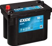 Exide Technologies EK508 Start-Stop AGM 12V 50Ah 800A Batterie de voiture 3661024036481
