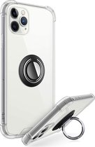 iPhone 11 Pro hoesje Kickstand Ring shock proof transparant magneet