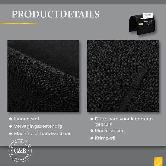 Schoot lade tafel voor eten op de bank - Met 2 bekerhouders & afstandsbediening houder