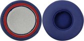 Luxe Lederen Oorkussen Set Geschikt Voor Beats By Dr. Dre EP - Vervangende Koptelefoon Earpads - Oor Kussens - Ear Pads - Oorkussens Met Memory Foam Binnenlaag - Blauw