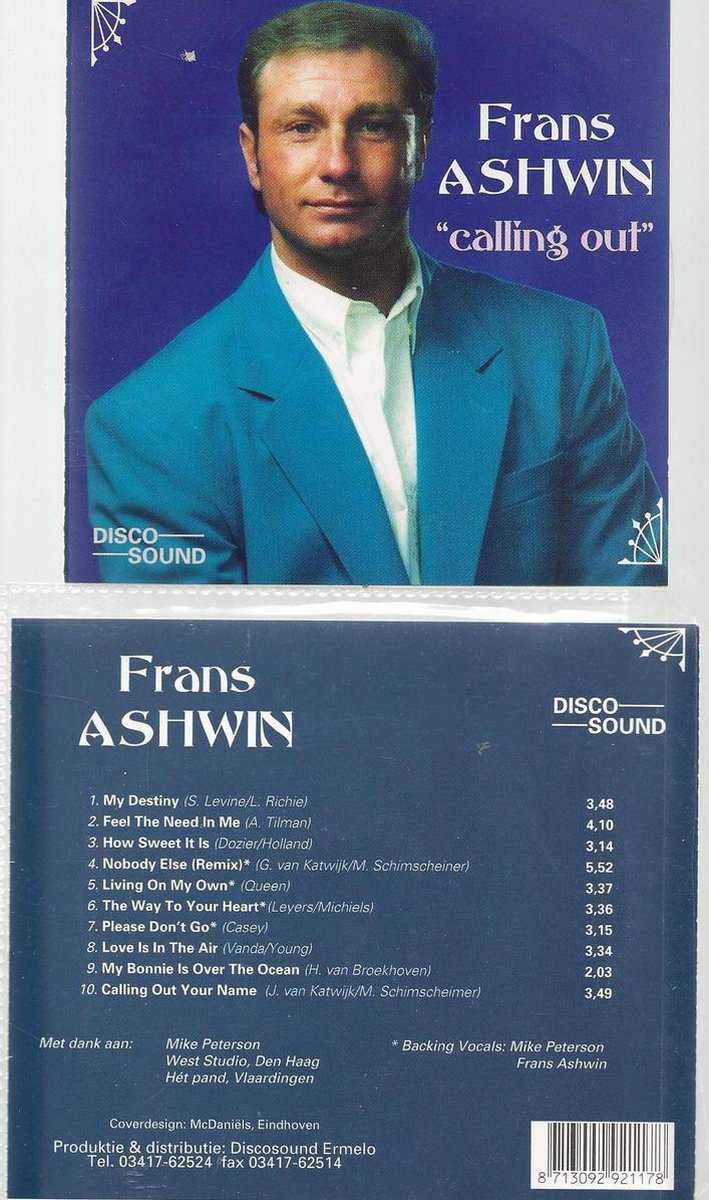 Frans Ashwin - Calling Out