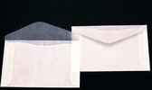 Pergamijn Envelopjes 9x6cm (100 stuks) | pergamijn zakjes | glassine zakjes