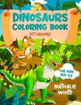 Dinosaur Coloring Book for Kids Age 4- 8