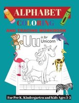 Alphabet Tracing and Coloring Workbook