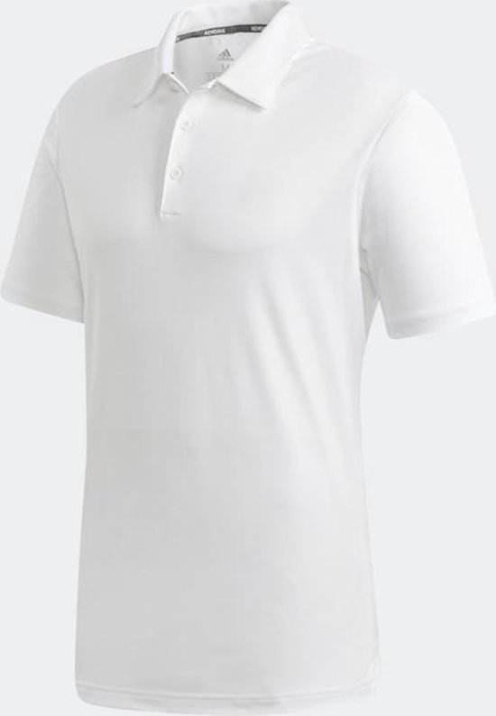Adidas Poloshirt 3-Stripes Basic Heren Wit Zwart
