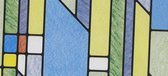 Plakfolie - Kleeffolie - Kleefplastiek - Plakplastiek - Plakplastic - 45 cm x 200 cm - Fantasie - Blauw - Geel - Groen