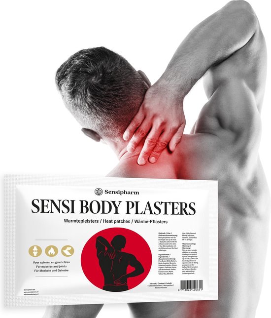Theseus januari mout Sensipharm Sensi Body Plasters 5 Warmtepleisters bij Stijve Spieren in Rug,  Nek,... | bol.com
