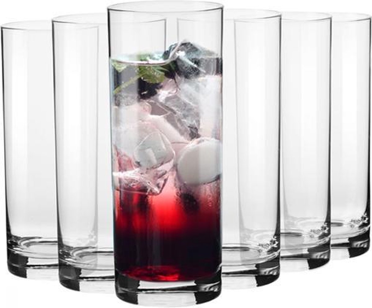 Krosno Balance longdrink drinkglazen - set van 6 -