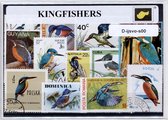 Ijsvogels - Luxe postzegel pakket (A6 formaat) : collectie van verschillende postzegels van Ijsvogels – kan als ansichtkaart in een A6 envelop, authentiek cadeau, kado tip, geschen