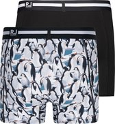 RJ Everyday Fashion 2-Pck Boxershort Combi Pinguins XXL