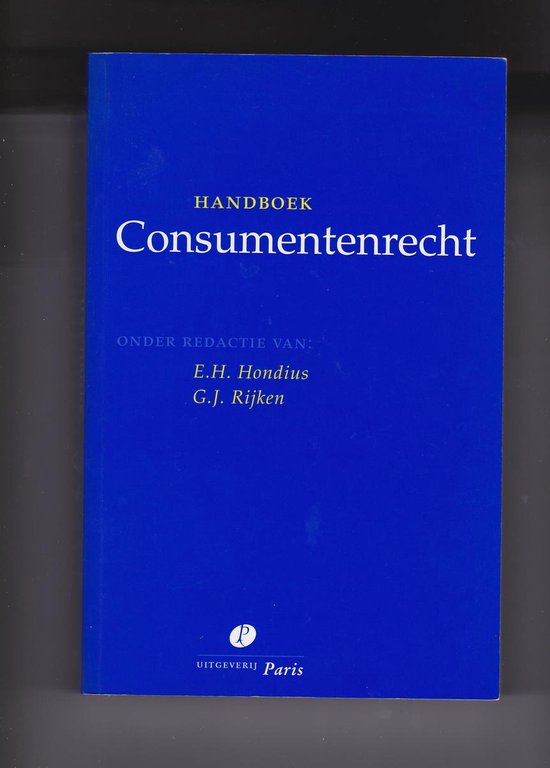 Handboek Consumentenrecht