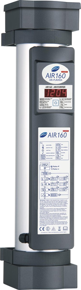 Aetaire AIR160 Classic UV Luchtreiniger ionisator en HAF filter