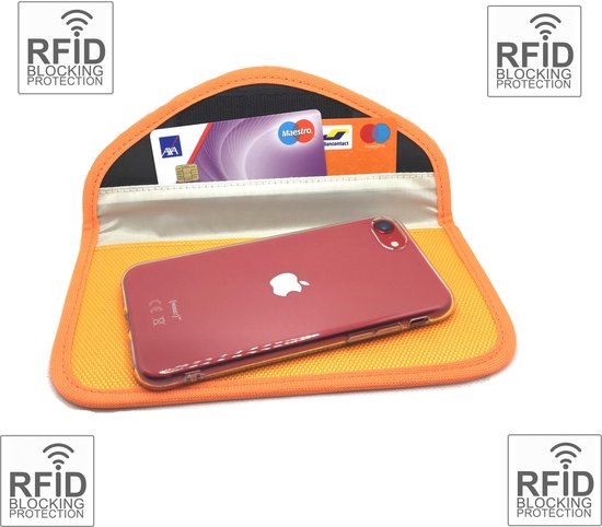 Lot de 2 Mini Etui anti RFID Clé Voiture Portable, Pochette anti