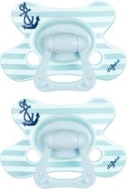 Difrax Fopspeen 12+ Maanden Dental - Blauw/Cool - 2 stuks