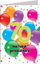 Verjaardagskaart 70 jaar