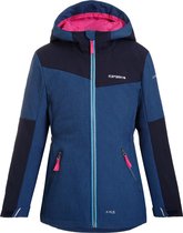 Icepeak Outdoorjas - Maat 140  - Meisjes - blauw/donker blauw/roze