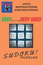 Brain Games Sudoku Puzzles Easy To Very Hard whit instructions and solutions