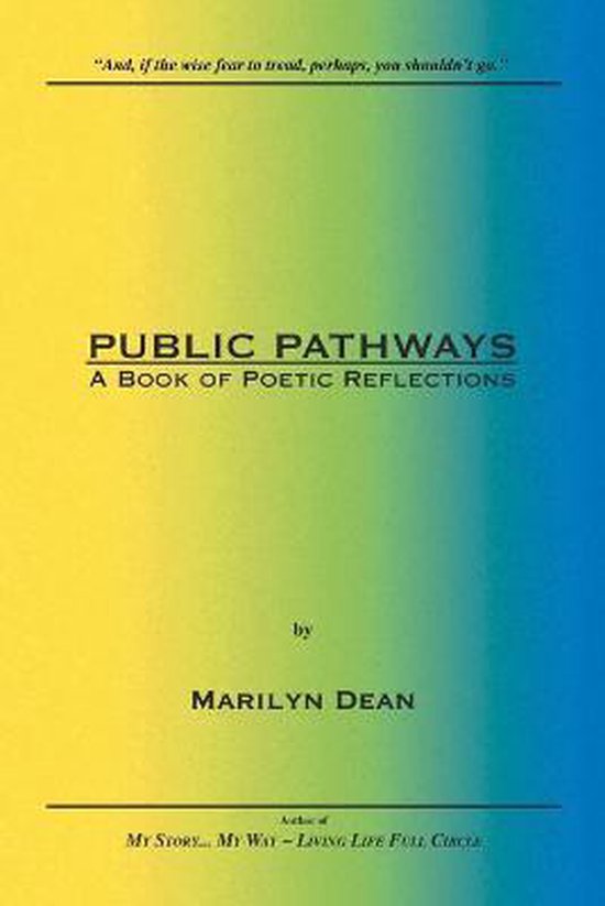Public Pathways, Marilyn Dean 9781412023603 Boeken bol