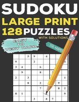 Sudoku Large Print 128 PUZZLES Easy To Very Hard