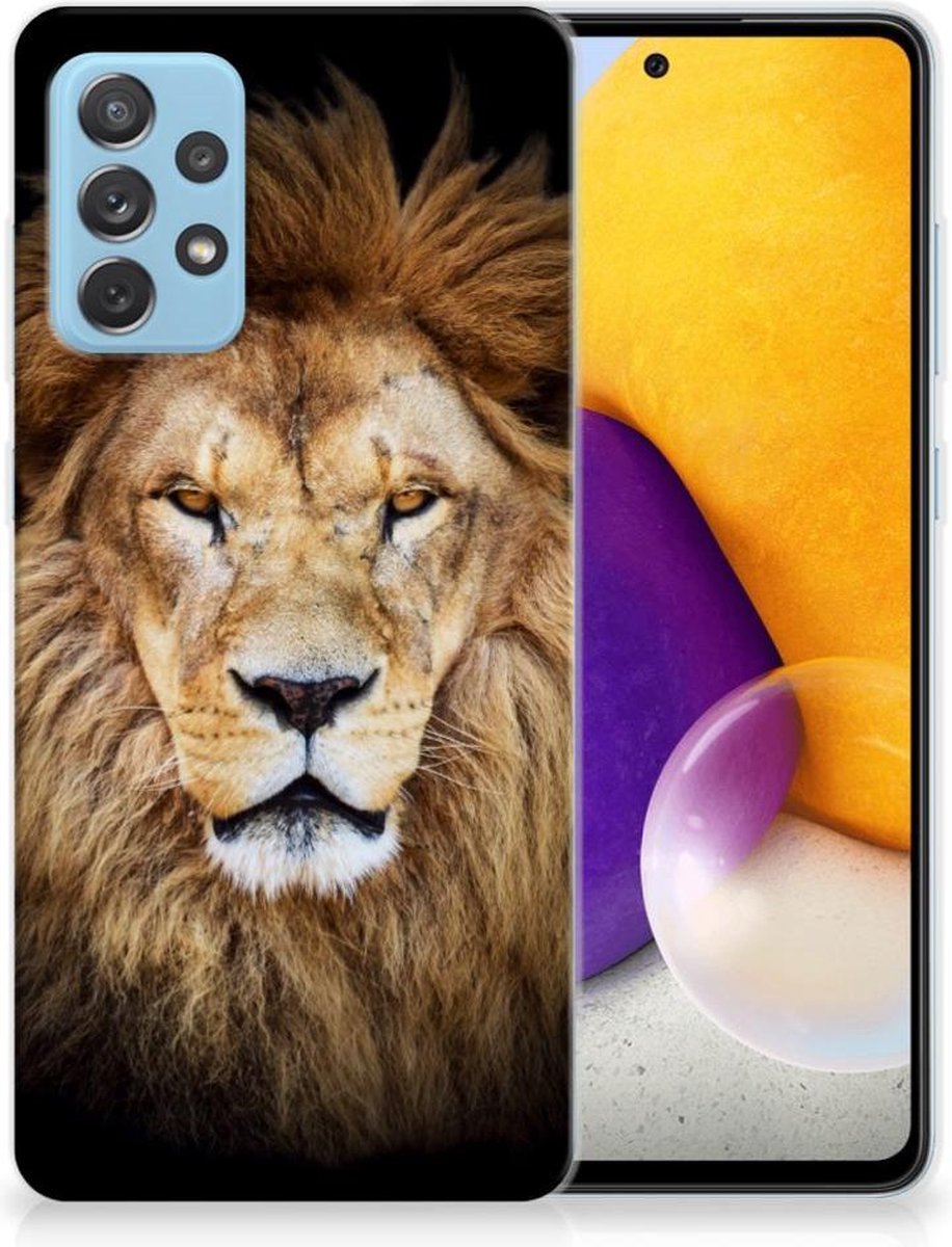 Samsung Galaxy A72 TPU Hoesje Leeuw