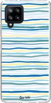 Casetastic Samsung Galaxy A42 (2020) 5G Hoesje - Softcover Hoesje met Design - Stripe Vibe Print