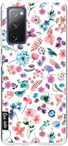 Casetastic Samsung Galaxy S20 FE 4G/5G Hoesje - Softcover Hoesje met Design - Flowers Wild Nature Print