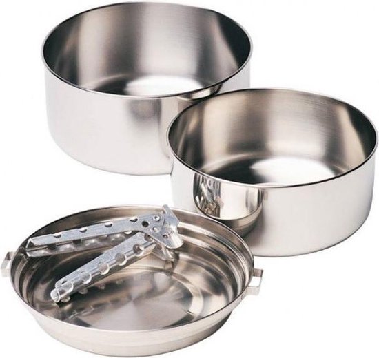 MSR Alpine 2 Pot Set - RVS Kookset - 2-delig - Duurzaam en compact - Voor 2 tot 3 personen — afbeelding 2