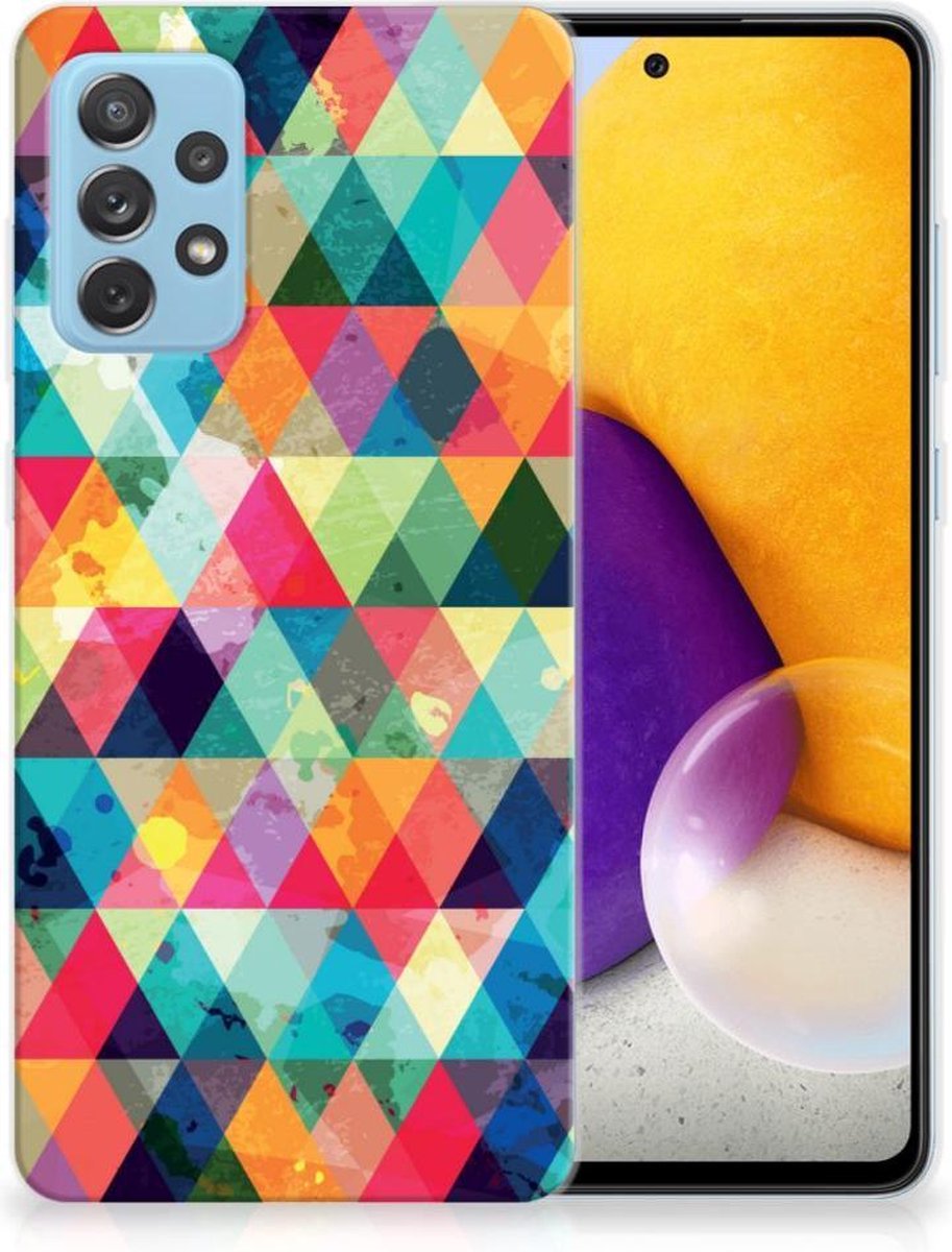 Samsung Galaxy A72 TPU bumper Geruit