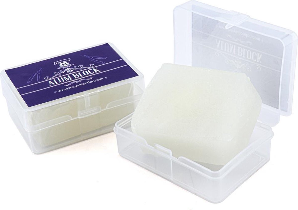 Aluinblok scheren 6cm Aftershave Antiseptisch Bloedstop en accidentele bloeding (Alum Block)