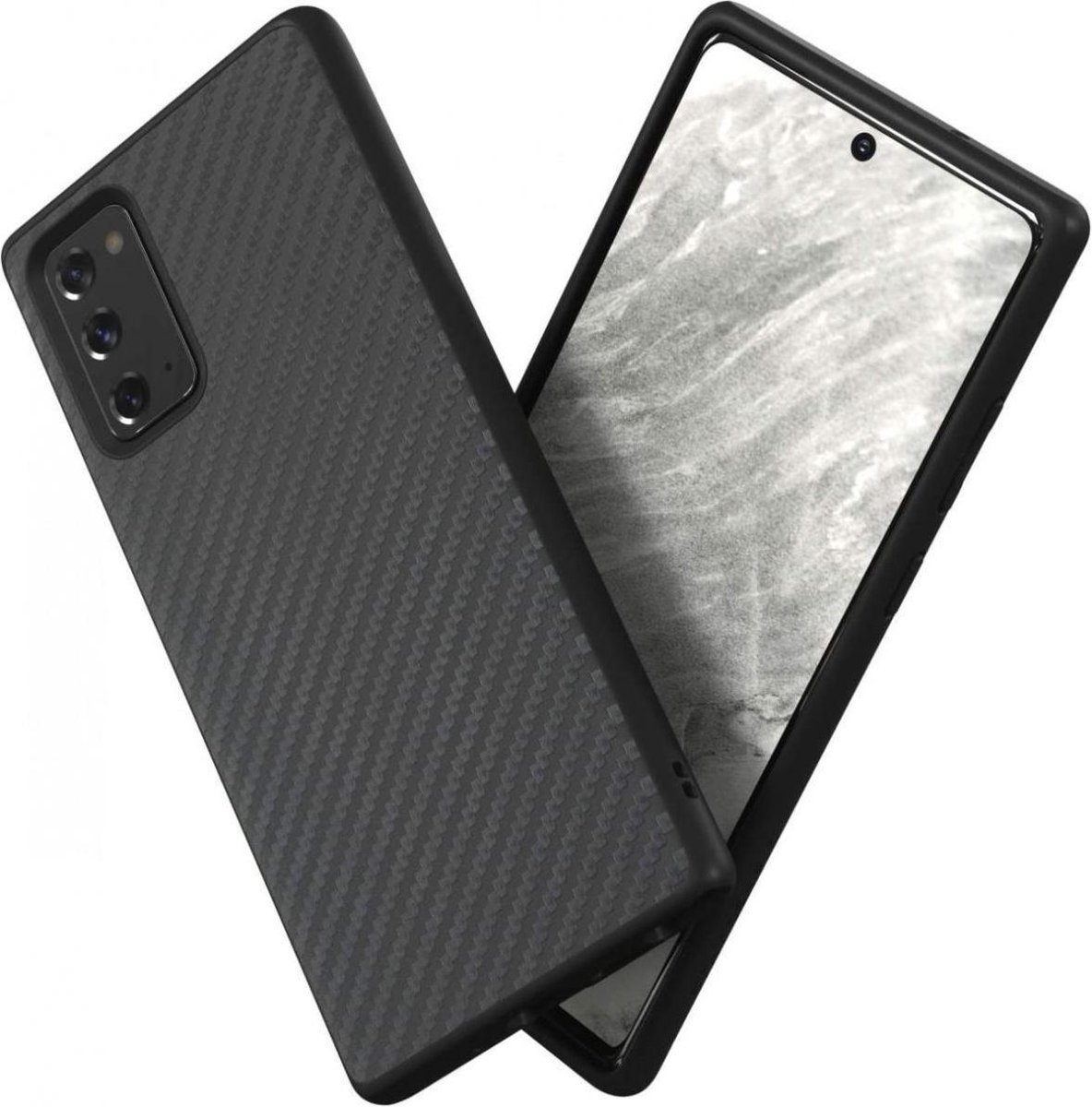 RhinoShield SolidSuit Carbon Fiber Hoesje Geschikt voor Samsung Galaxy Note 20