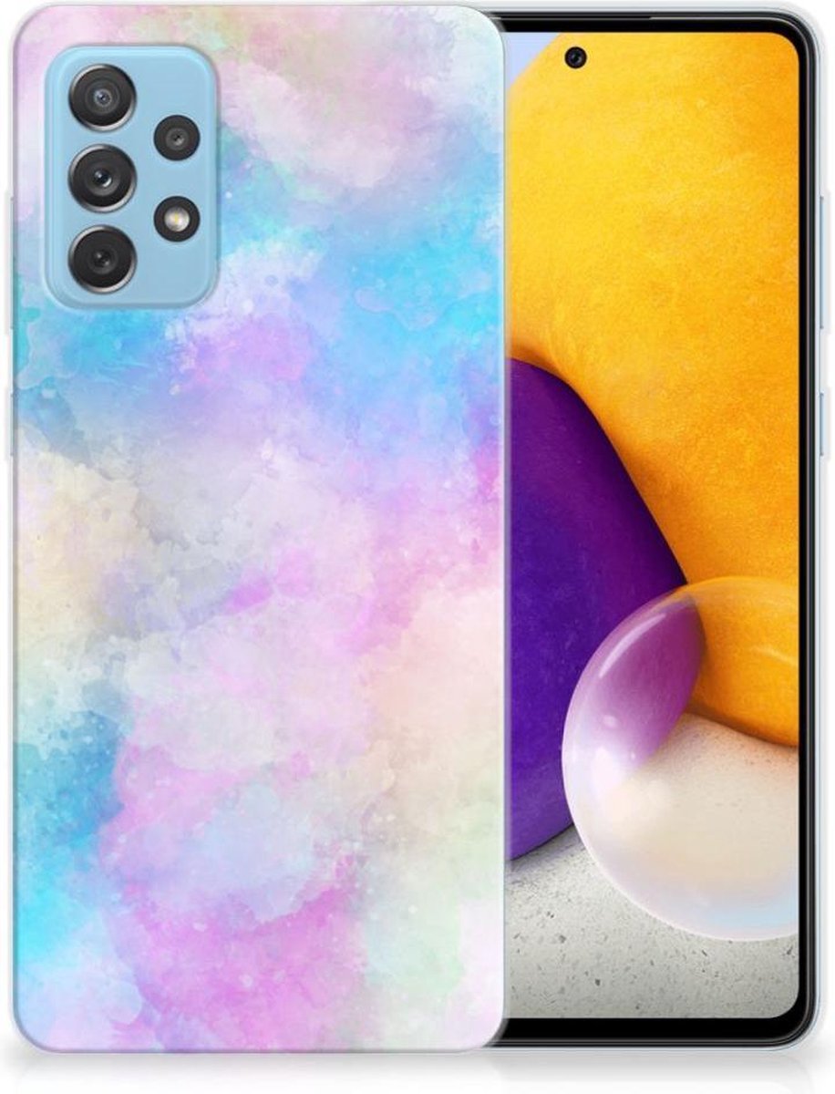 Hoesje maken Samsung Galaxy A72 Watercolor Light