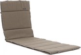 Madison Ligbed kussen 65x195 cm Fiber Structure taupe